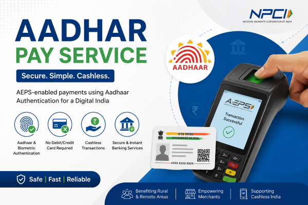 Aadhar Pay Service – Secure AEPS Cashless Payment Solution in India
